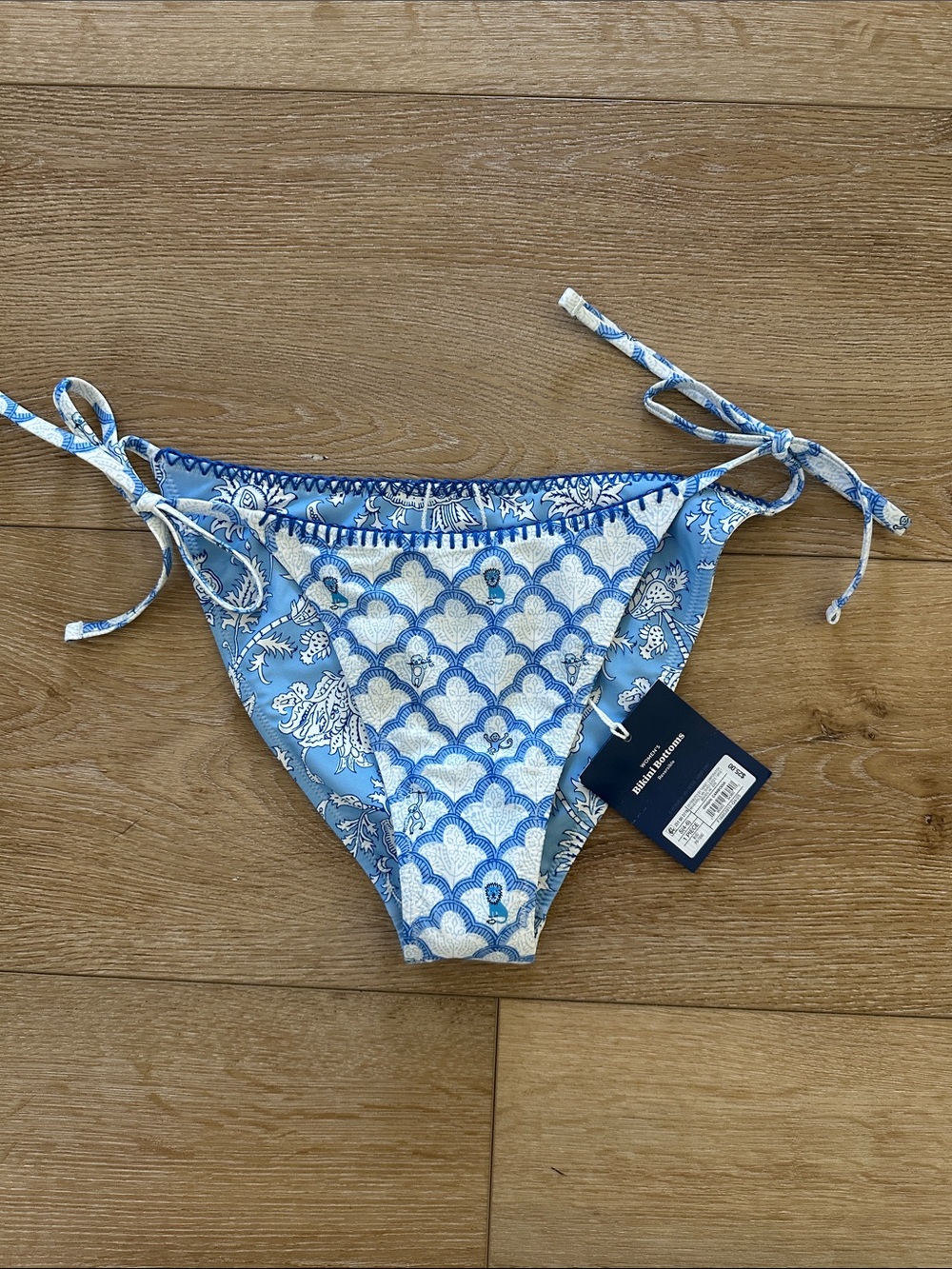 Roller Rabbit Reversible Tie Bikini Bottoms Sold Out NWT